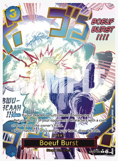 One Piece Legacy of the Master Boeuf Burst (Alternate Art) (EN) OP12-060