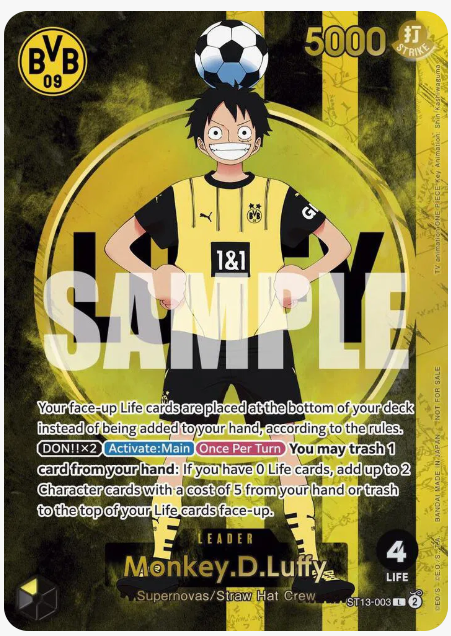 One Piece Monkey.D.Luffy (BVB x One Piece Campaign) (EN) ST13-003