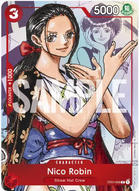 One Piece Nico Robin - ST01-008 (Alternate Art) (EN) ST01-008