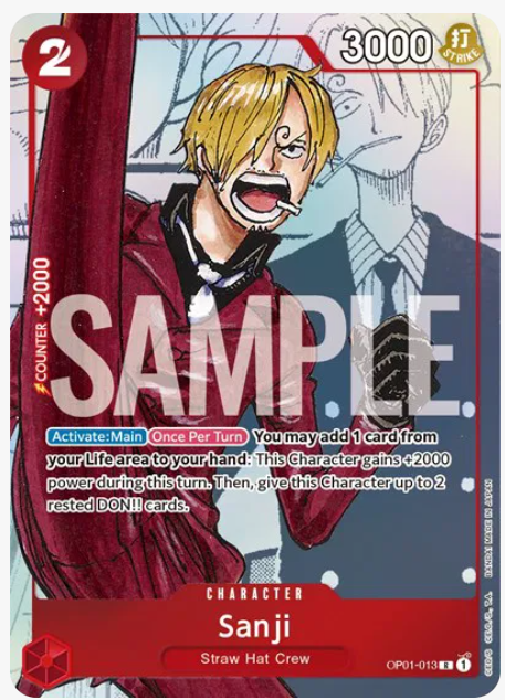 One Piece Sanji - OP01-013 (Alternate Art) (EN) OP01-013