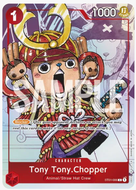 One Piece Tony Tony.Chopper - ST01-006 (Alternate Art) (EN) ST01-006