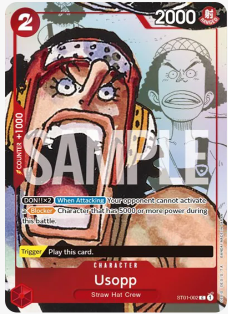 One Piece Usopp - ST01-002 (Alternate Art) (EN) ST01-002