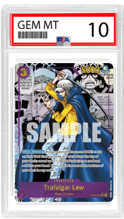 One Piece Trafalgar Law (Manga Alternate Art) (EN) OP05-069 [PSA 10]
