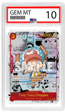 One Piece Tony Tony.Chopper (Alternate Art) (Manga) (EN) EB01-006 [PSA 10]