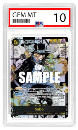 One Piece Sabo (Manga Alternate Art) (EN) OP04-083 [PSA 10]