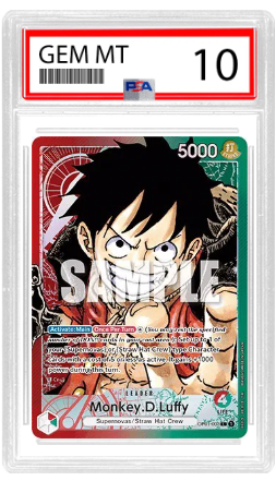 One Piece Monkey.D.Luffy (003) (Parallel) (EN) OP01-003 [PSA 10]