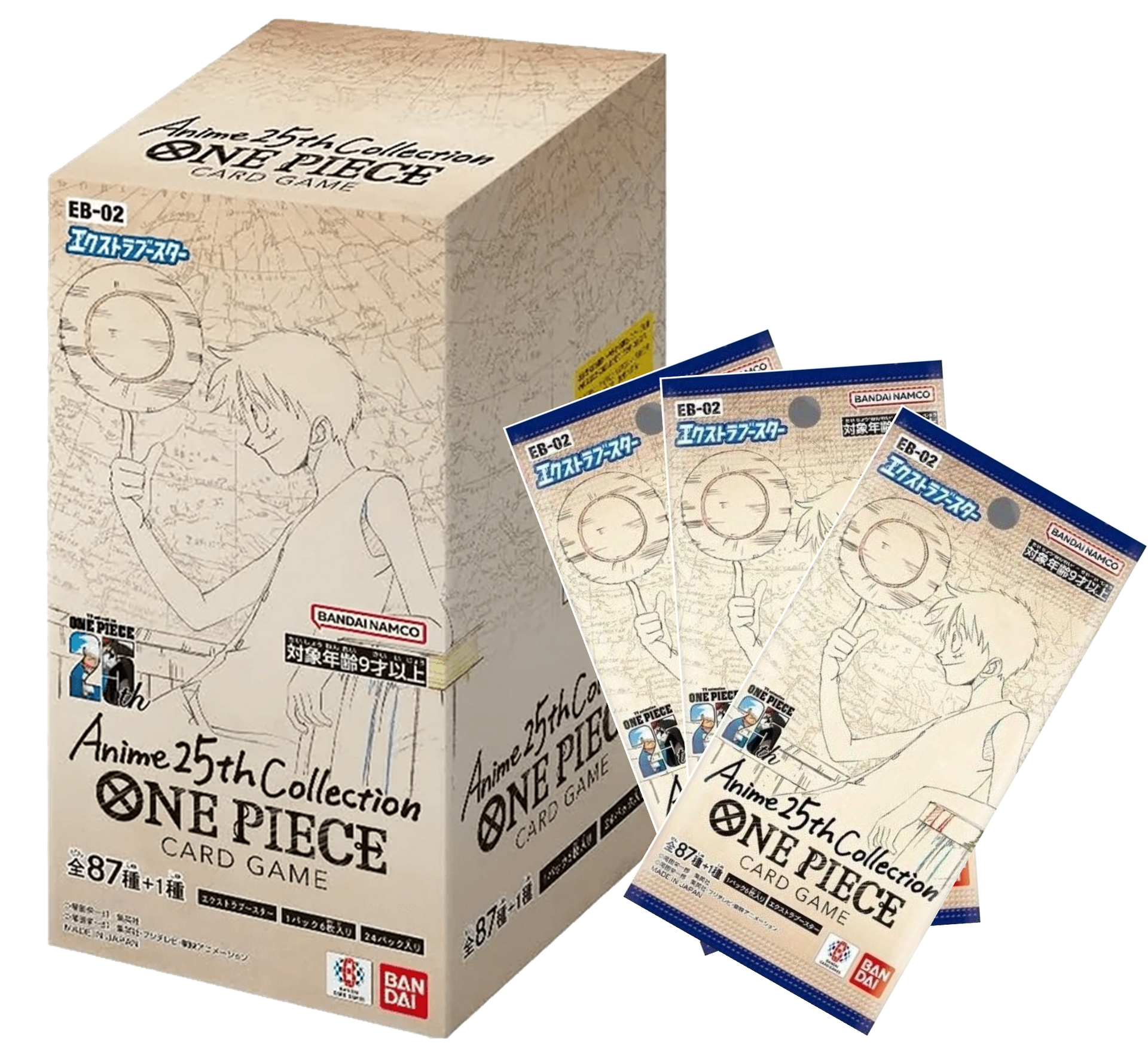 One Piece Anime 25th collection EB-02 (JP) PokPIECE One Piece Anime 25th collection EB-02 (JP) PokPIECE