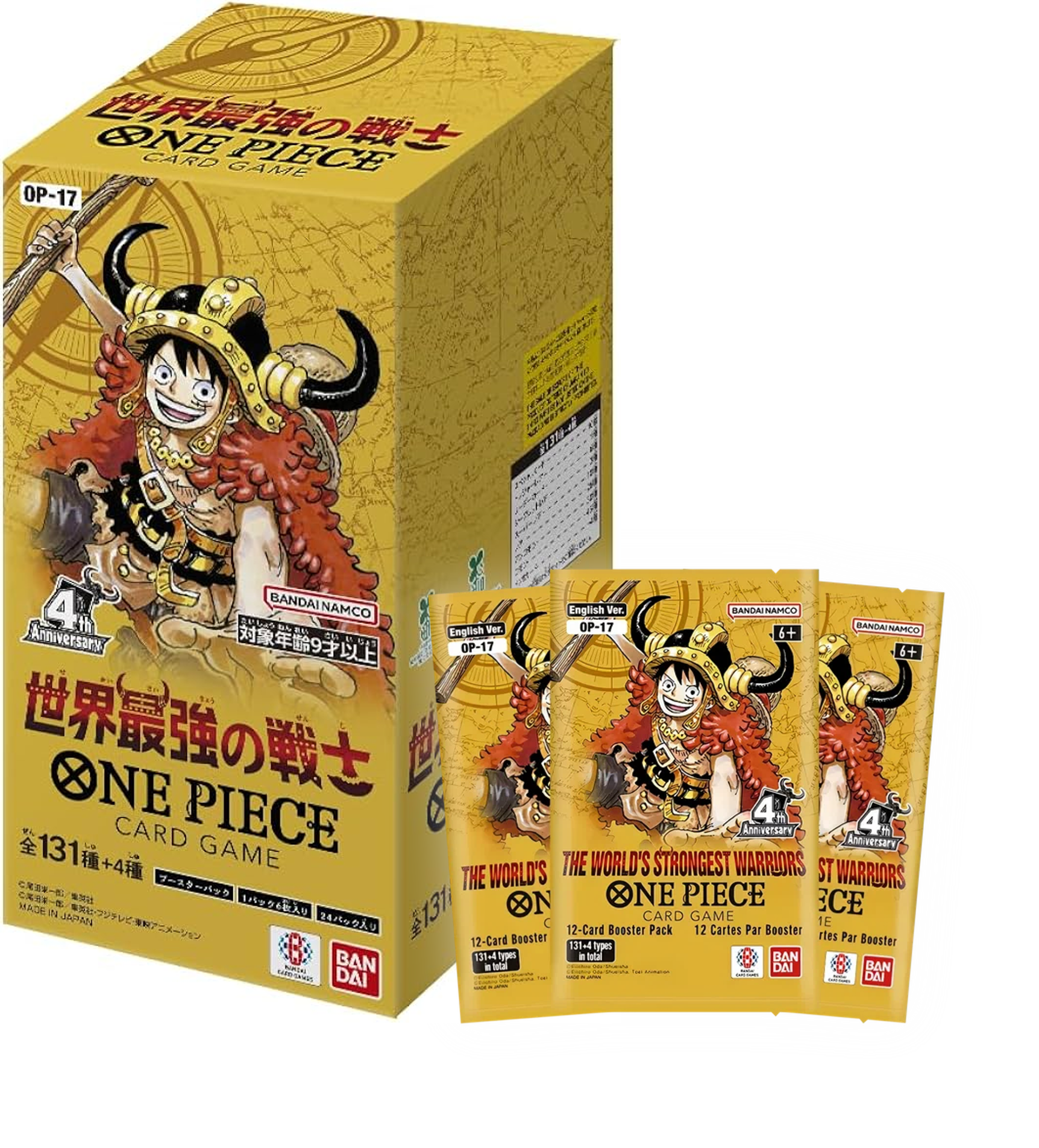 [PRE-ORDER] One Piece OP-17: The World's Strongest Warriors Booster Box (JP)
